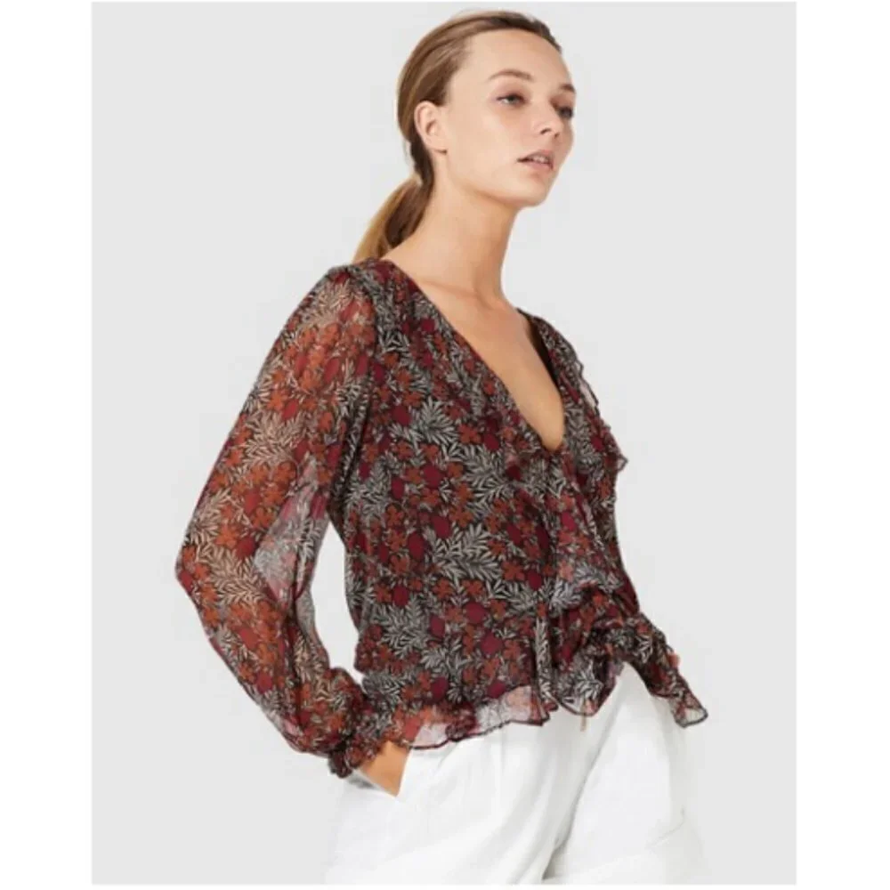 💕STEVIE MAY💕 Patience Top Kimono Garden